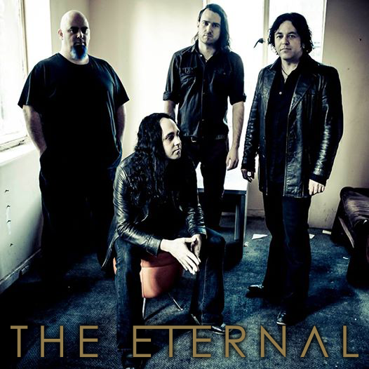 Mark Kelson with his band The Eternal.