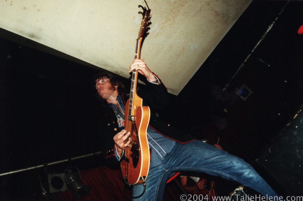 Tim Rogers and The Temperance Union at the industry showcase gig for 'Spit Polish' at The Evelyn Hotel, 2004.